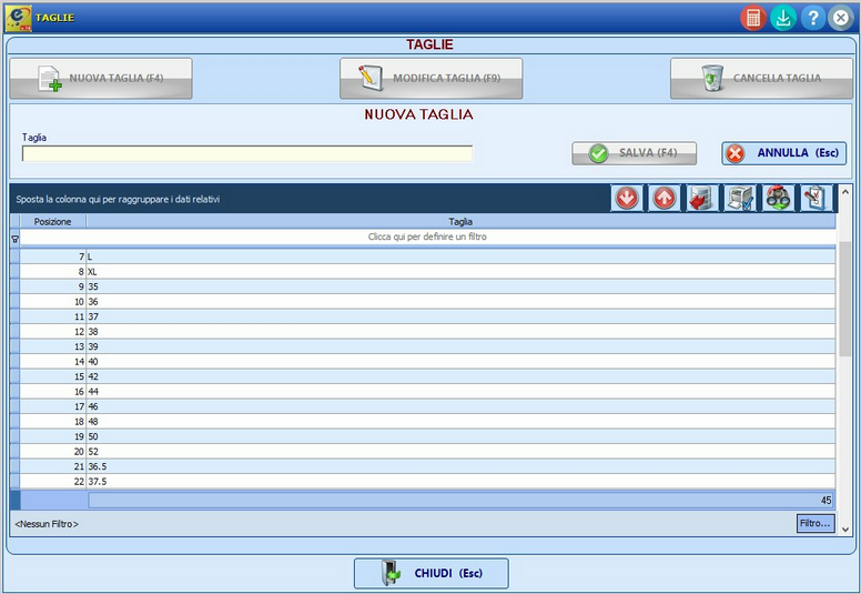Taglie